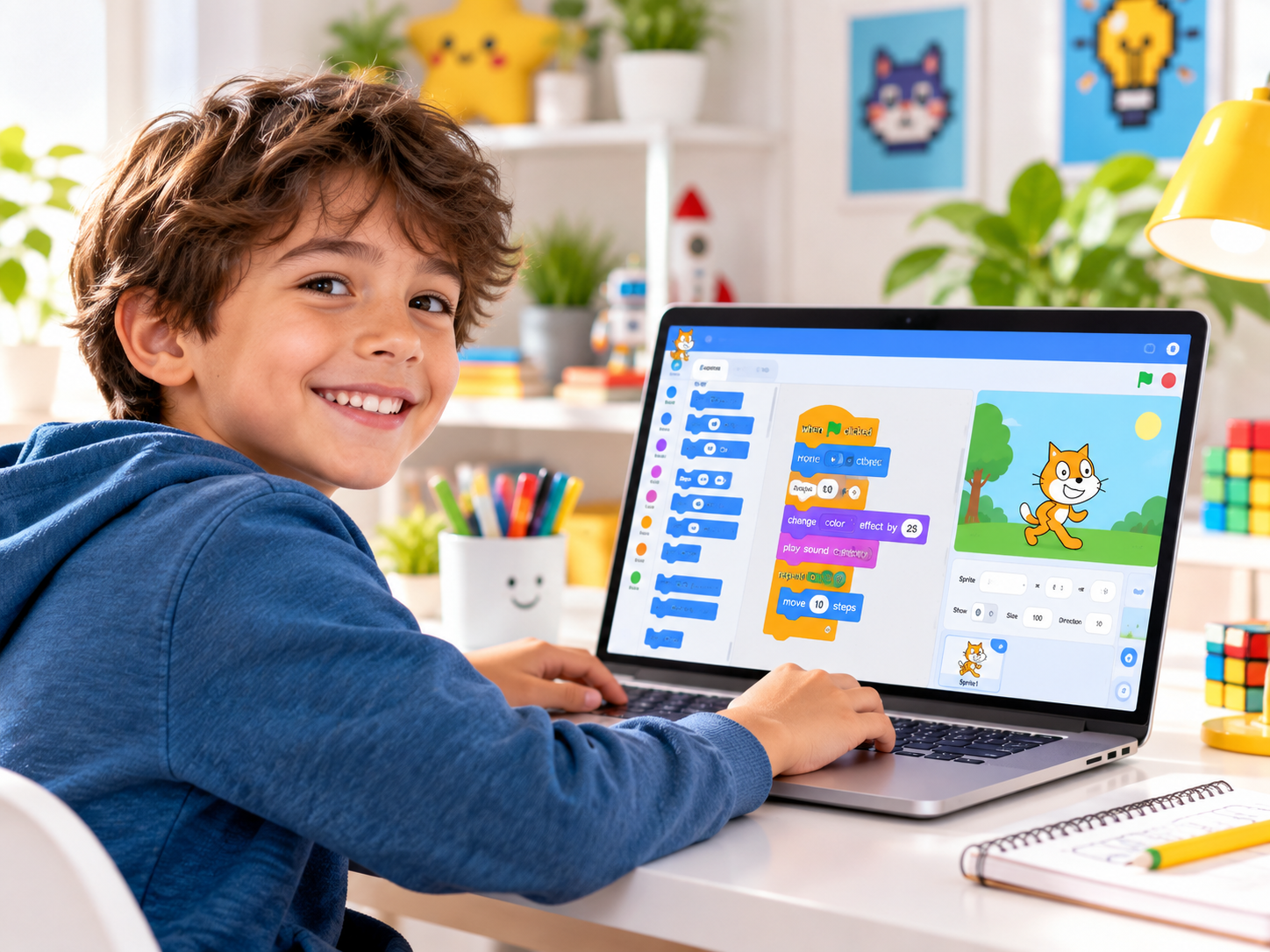 Scratch: primeros videojuegos y animaciones